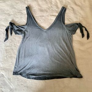 American Eagle Soft&Sexy tee with shoulder cutout